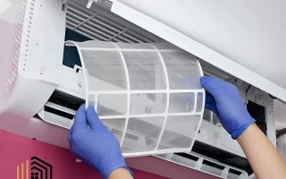 تنظيف مكيفات في رقة البطين