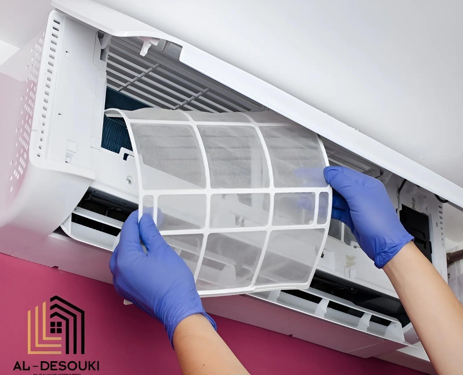 تنظيف مكيفات في رقة البطين