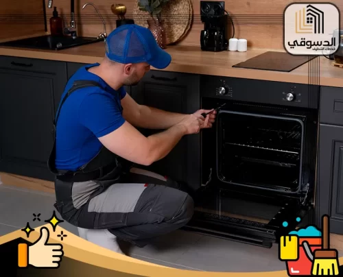 تصليح افران غاز راس الخيمة 0545473541 الدسوقي فحص فرن الغاز أثناء تنفيذ خدمة الصيانة المنزلية